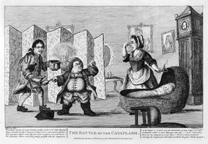 معركة Cataplasm ، حانة. 1773 بواسطة هنري ويليام بنبري